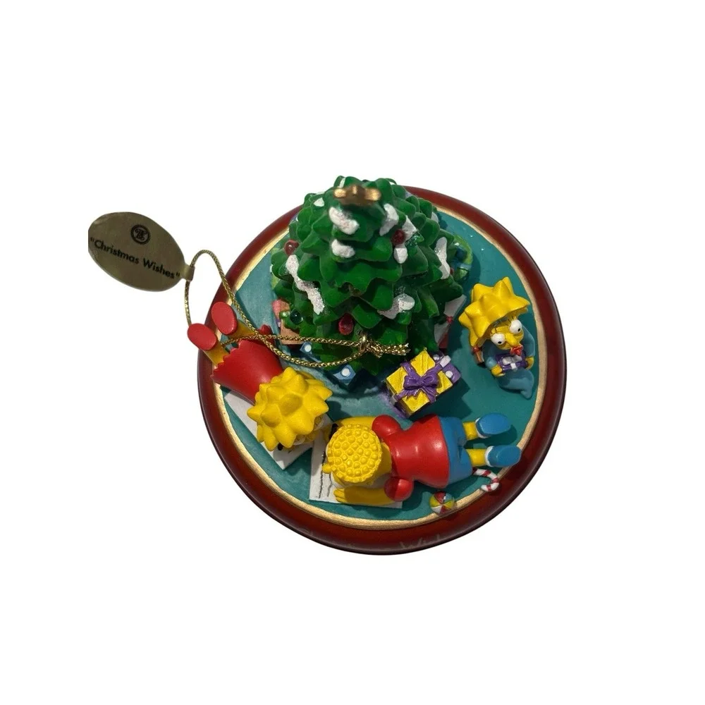 2004 The Simpsons Bradford Christmas Ornament Illuminated 